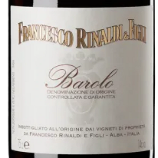 Francesco Rinaldi 2021 Barolo ~ Pre-arrival - Inquire about potential tarrifs