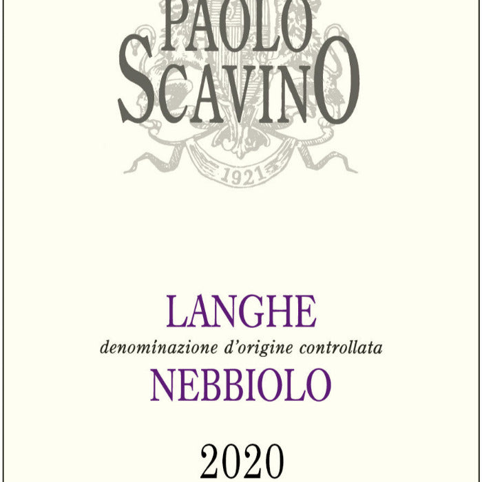 Paolo Scavino 2022 Langhe Nebbiolo