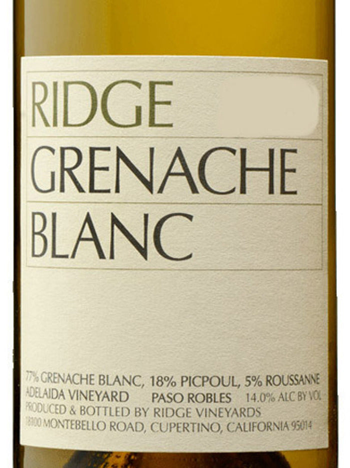 Ridge 2021 Adelaida Vineyard Grenache Blanc